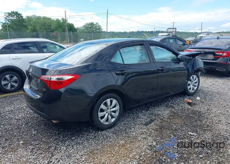 2016 Toyota Corolla Le z USA, uszkodzony, nr VIN 2T1BURHE4GC708754